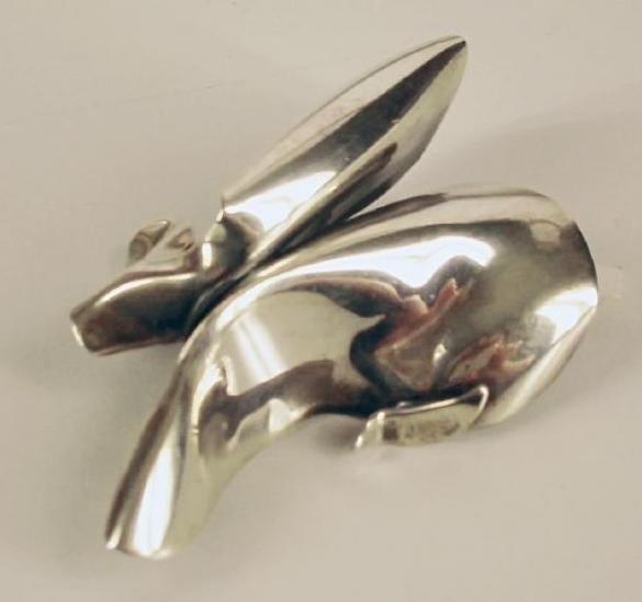 Afbeelding van het kunstwerk 'zilveren broche' van G. Zielstra