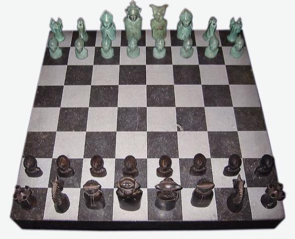 Afbeelding van het kunstwerk 'schaakspel' van Henk Göbel