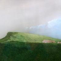 Afbeelding van het kunstwerk 'Landschap met heuvel' van Hortense Damiron